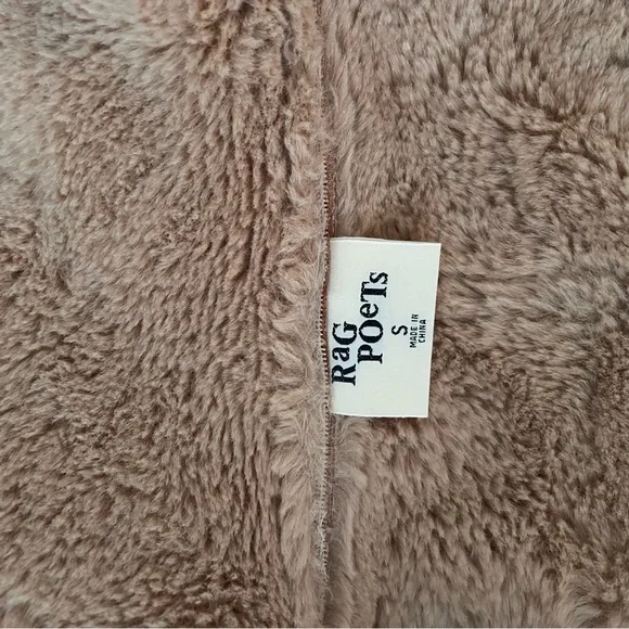 Rag Poets Suede & Shearling Coat - Picture 9 of 10